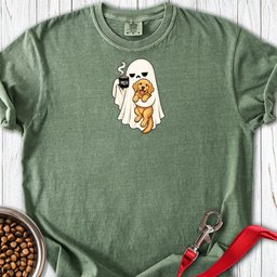 Golden Retriever Meh Ghost Premium Tee Gift For Dog Lover
