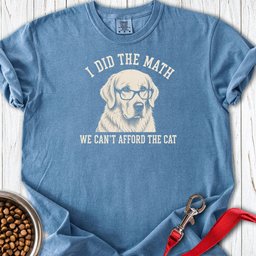 Golden Retriever Ban The Cat Premium Tee Gift For Cat Lover