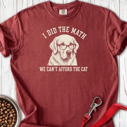Golden Retriever Ban The Cat Premium Tee Gift For Cat Lover