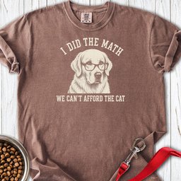 Golden Retriever Ban The Cat Premium Tee Gift For Cat Lover