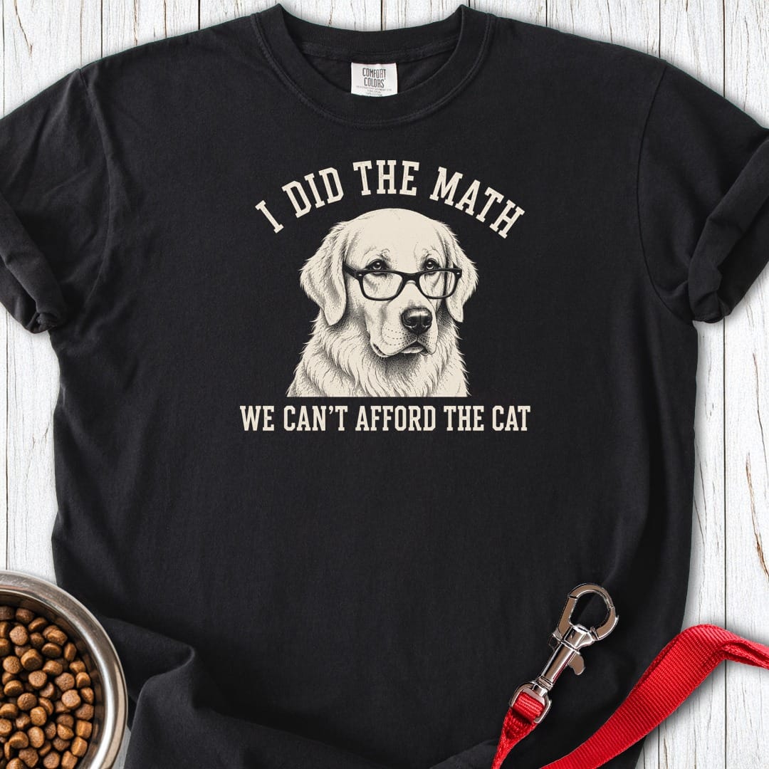 Golden Retriever Ban The Cat Premium Tee Gift For Cat Lover
