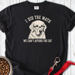 Golden Retriever Ban The Cat Premium Tee Gift For Cat Lover
