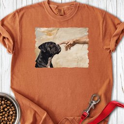 God Creates Black Boxer Premium Tee Gift For Dog Lover