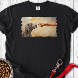 God Creates Weimaraner Premium Tee Gift For Dog Lover