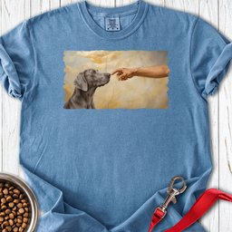 God Creates Weimaraner Premium Tee Gift For Dog Lover