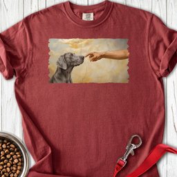God Creates Weimaraner Premium Tee Gift For Dog Lover