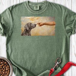God Creates Weimaraner Premium Tee Gift For Dog Lover