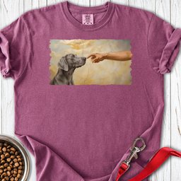 God Creates Weimaraner Premium Tee Gift For Dog Lover