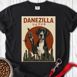 Danezilla Mantle Great Dane Premium Tee Gift For Dog Lover