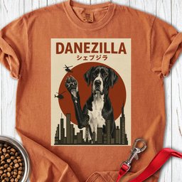 Danezilla Mantle Great Dane Premium Tee Gift For Dog Lover
