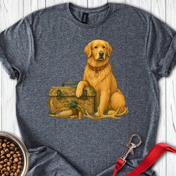 Golden Retriever Hunting T Shirt Gift For Dog Lover