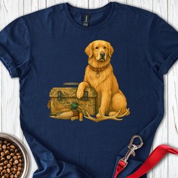 Golden Retriever Hunting T Shirt Gift For Dog Lover