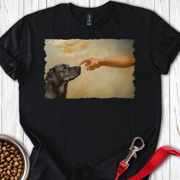 God Creates Charcoal Labrador T Shirt Gift For Dog Lover