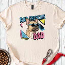Fawn Frenchie Dad 90s T Shirt Gift For Dad