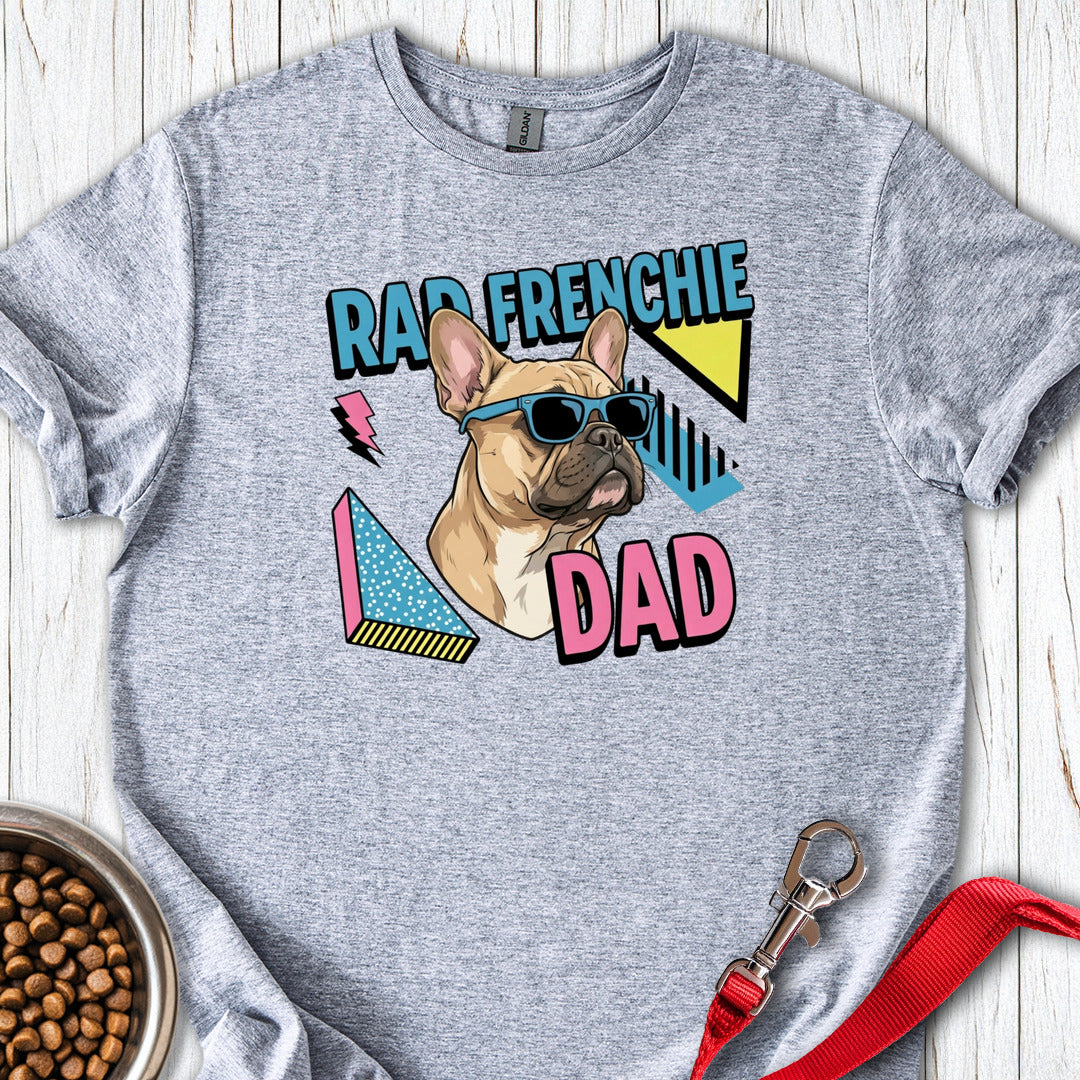 Fawn Frenchie Dad 90s T Shirt Gift For Dad