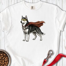 Husky Superhero Premium Tee Gift For Dog Lover