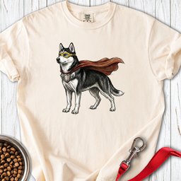 Husky Superhero Premium Tee Gift For Dog Lover