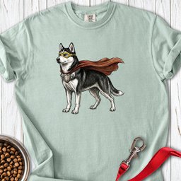 Husky Superhero Premium Tee Gift For Dog Lover