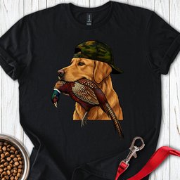 Golden Retriever Pheasant Hunter T Shirt Gift For Dog Lover