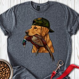 Golden Retriever Pheasant Hunter T Shirt Gift For Dog Lover