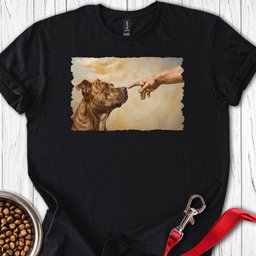 God Creates Pit Bull T Shirt Gift For Dog Lover