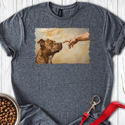 God Creates Pit Bull T Shirt Gift For Dog Lover