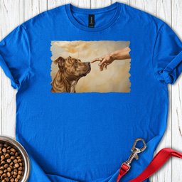 God Creates Pit Bull T Shirt Gift For Dog Lover
