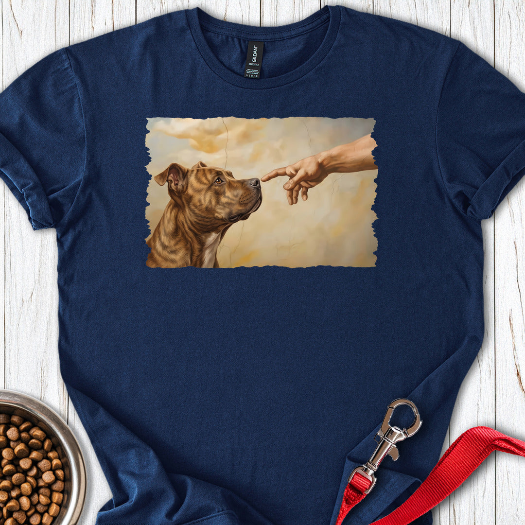 God Creates Pit Bull T Shirt Gift For Dog Lover