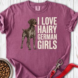 Hairy German Shorthaired Pointer Premium Tee Gift For Dog Lover
