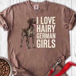 Hairy German Shorthaired Pointer Premium Tee Gift For Dog Lover