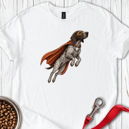 German Shorthaired Pointer Superhero T Shirt Gift For Dog Lover
