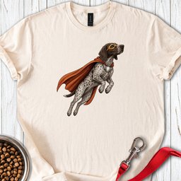 German Shorthaired Pointer Superhero T Shirt Gift For Dog Lover