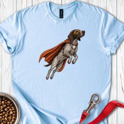 German Shorthaired Pointer Superhero T Shirt Gift For Dog Lover