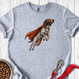 German Shorthaired Pointer Superhero T Shirt Gift For Dog Lover