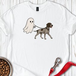 German Shorthaired Pointer Halloween Ghost T Shirt Gift For Dog Lover