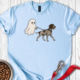 German Shorthaired Pointer Halloween Ghost T Shirt Gift For Dog Lover
