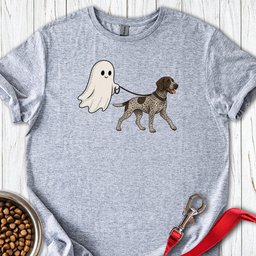 German Shorthaired Pointer Halloween Ghost T Shirt Gift For Dog Lover