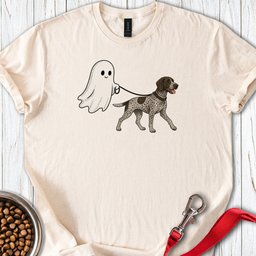 German Shorthaired Pointer Halloween Ghost T Shirt Gift For Dog Lover