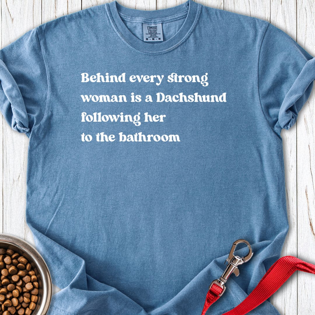 Dachshund Strong Woman Premium Tee Gift For Women