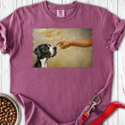 God Creates Mantle Great Dane Premium Tee Gift For Dog Lover