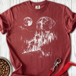 English Pointer Moonlight Premium Tee Gift For Dog Lover