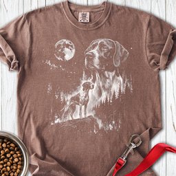 English Pointer Moonlight Premium Tee Gift For Dog Lover