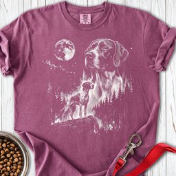 English Pointer Moonlight Premium Tee Gift For Dog Lover