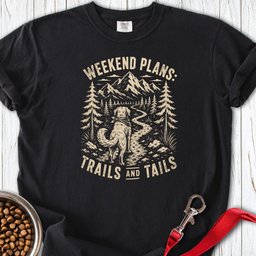 Hiking Golden Retriever Premium Tee Gift For Dog Lover