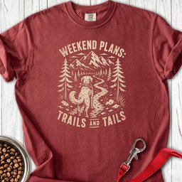 Hiking Golden Retriever Premium Tee Gift For Dog Lover