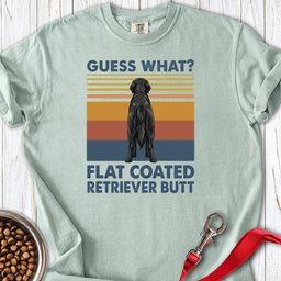 Flat Coated Retriever Butt Premium Tee Gift For Dog Lover