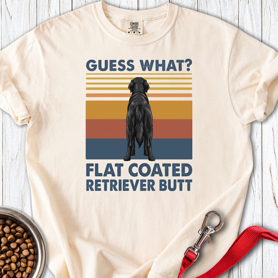 Flat Coated Retriever Butt Premium Tee Gift For Dog Lover