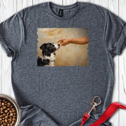 God Creates Border Collie T Shirt Gift For Dog Lover