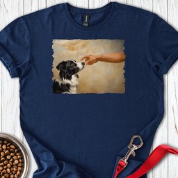 God Creates Border Collie T Shirt Gift For Dog Lover