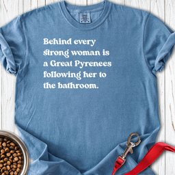 Great Pyrenees Strong Woman Premium Tee Gift For Women